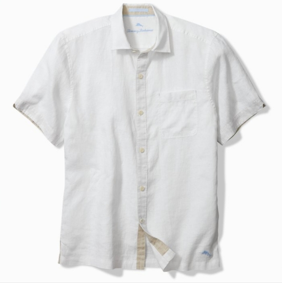 Men's Paradise Breezer Linen Short Sleeve Shirt - Picture 1 of 8